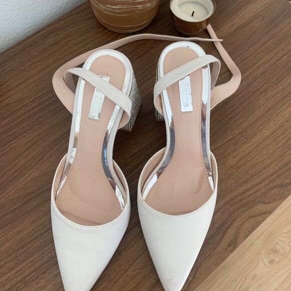 Asos Be Mine Wide Fit Bridal Embellished Heels - Picture 4 of 11